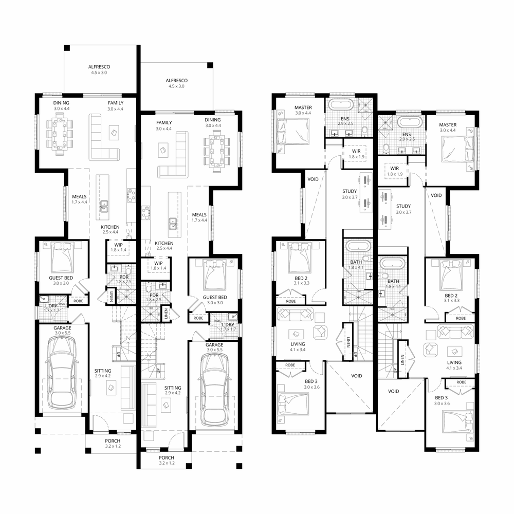 The Burbank floorplan