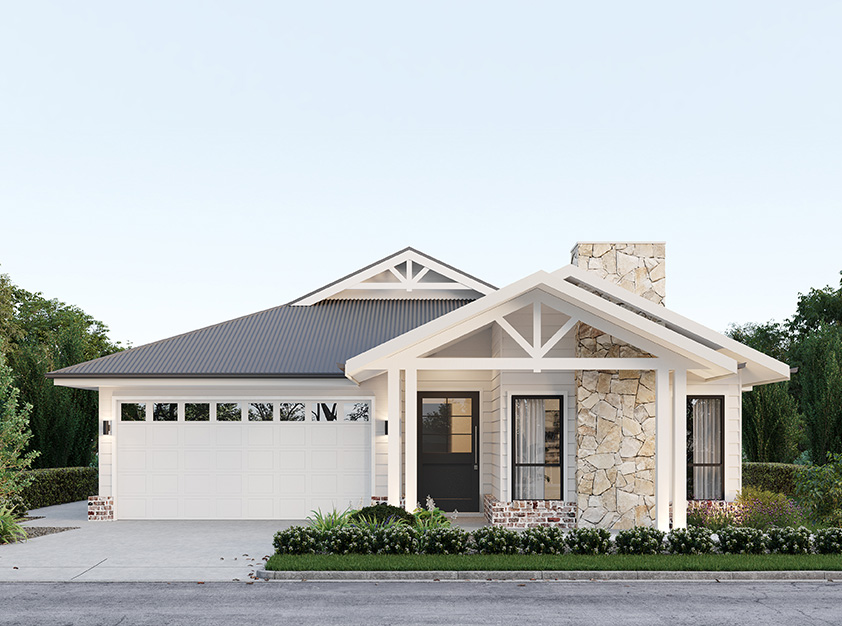 The Everley Modern Farmhouse facade
