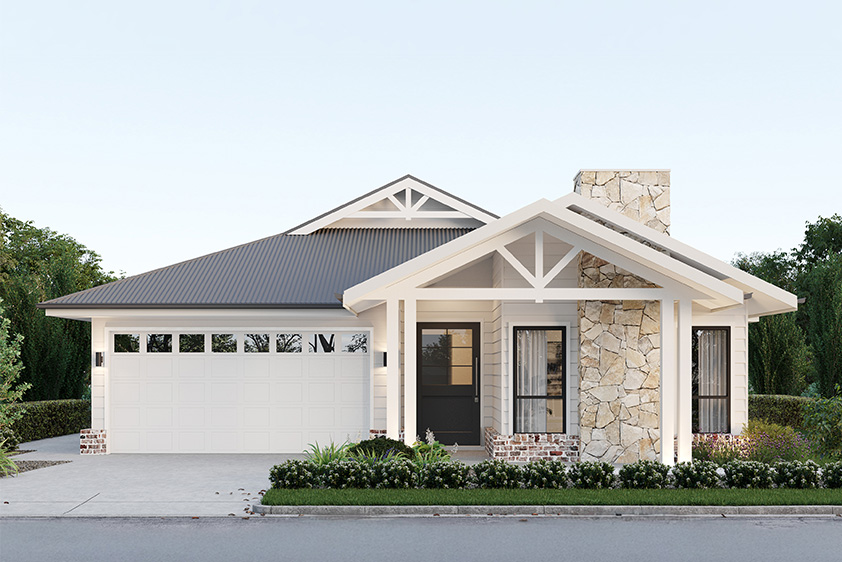 The Everley Modern Farmhouse facade