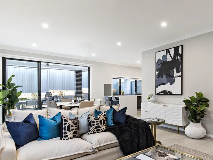 LED downlights throughout