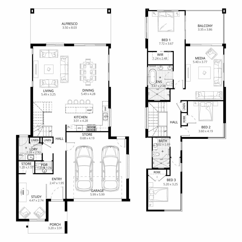 The Magenta floorplan