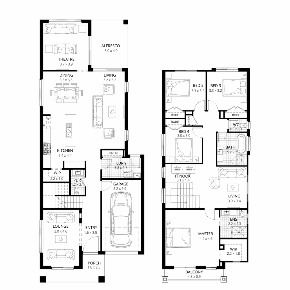 The Newport Prestige floorplan