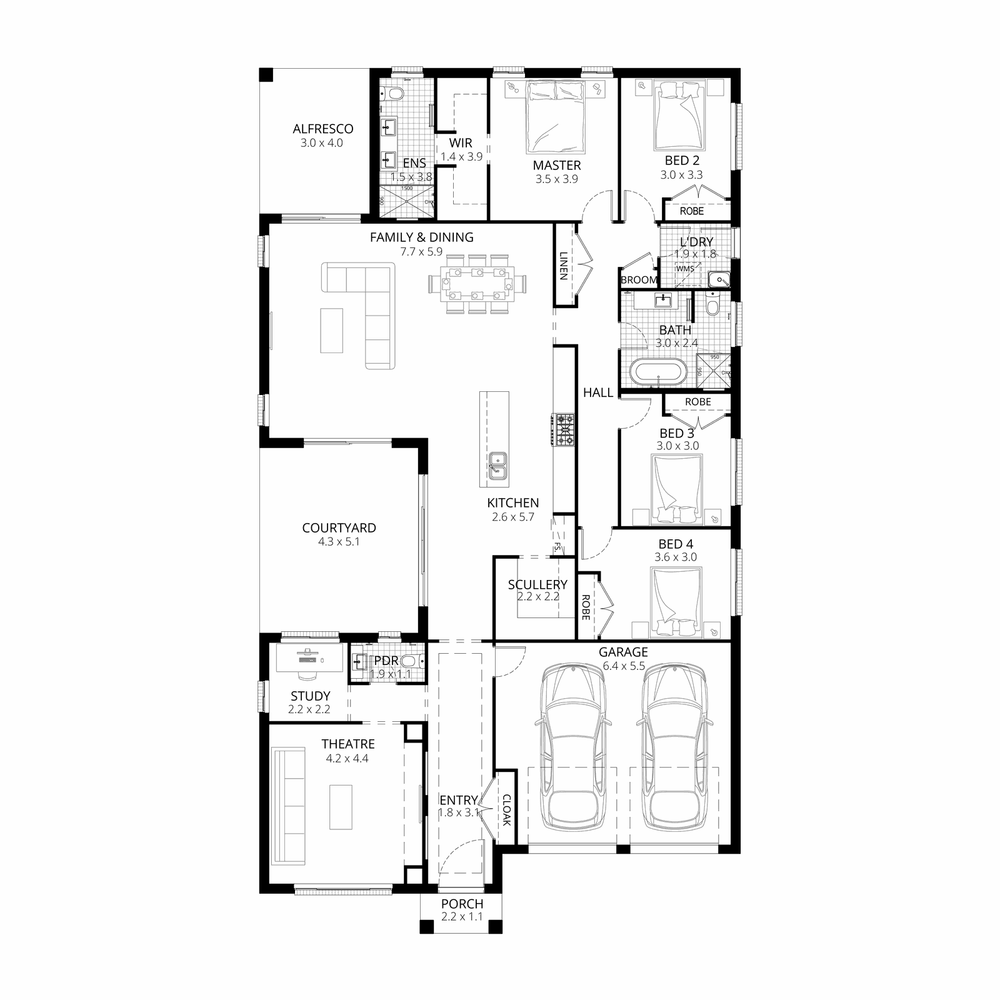 The Portland floorplan