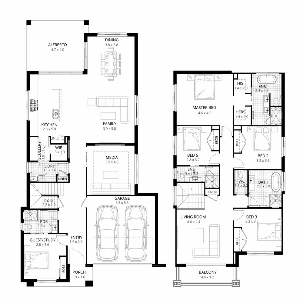 The Sienna Regal floorplan